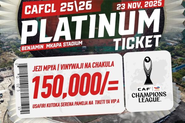 Tiketi ya Platinum kwa Mechi ya CAFCL