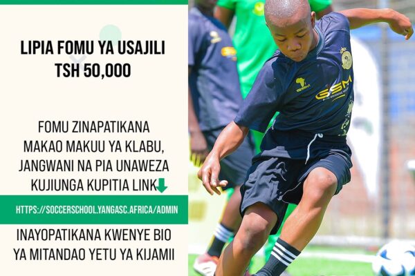 Jinsi ya Kujiunga na Yanga Soccer School