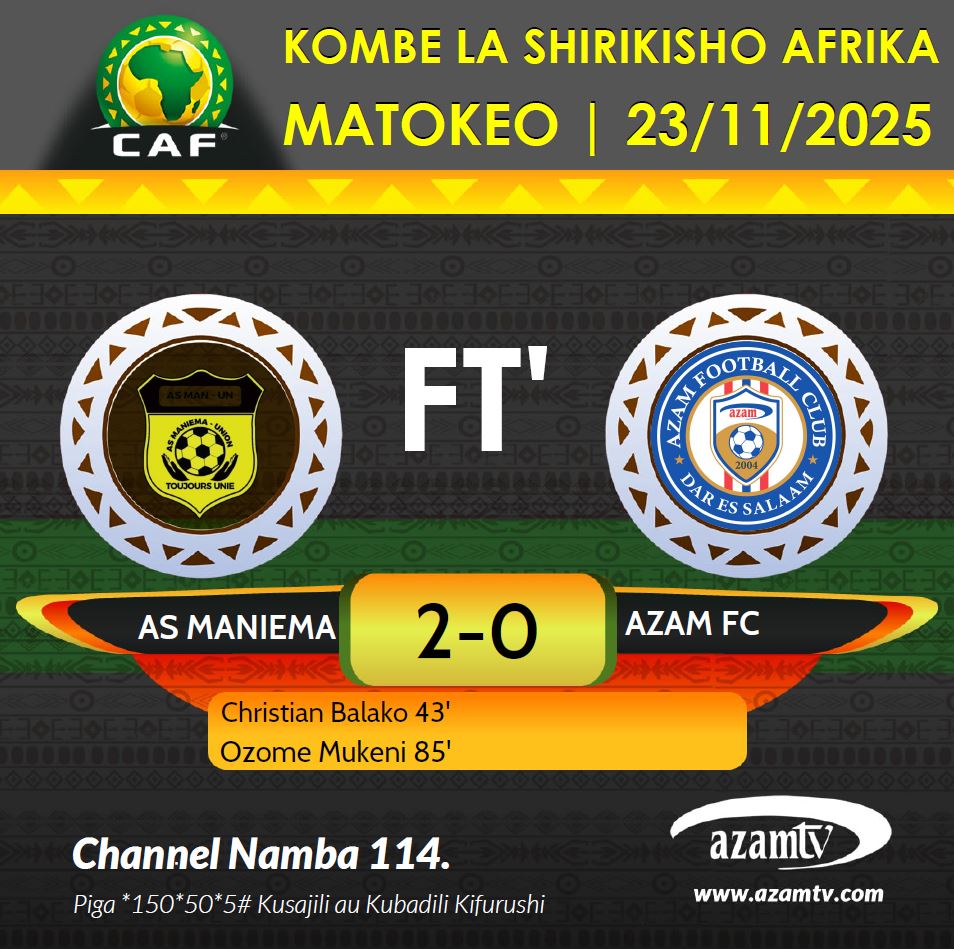 Ushindi Mkali wa AS Maniema