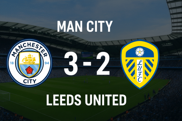 Matokeo ya mechi ya Manchester City dhidi ya Leeds United