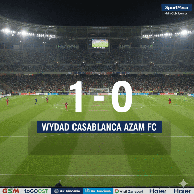 Matokeo ya Mechi ya Azam FC Dhidi ya Wydad Casablanca