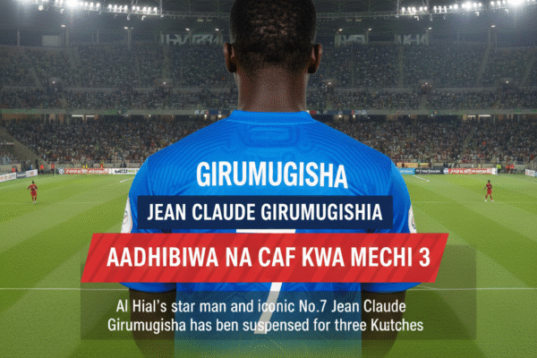 Jean Claude Girumugisha Aadhibiwa na CAF kwa Mechi 3