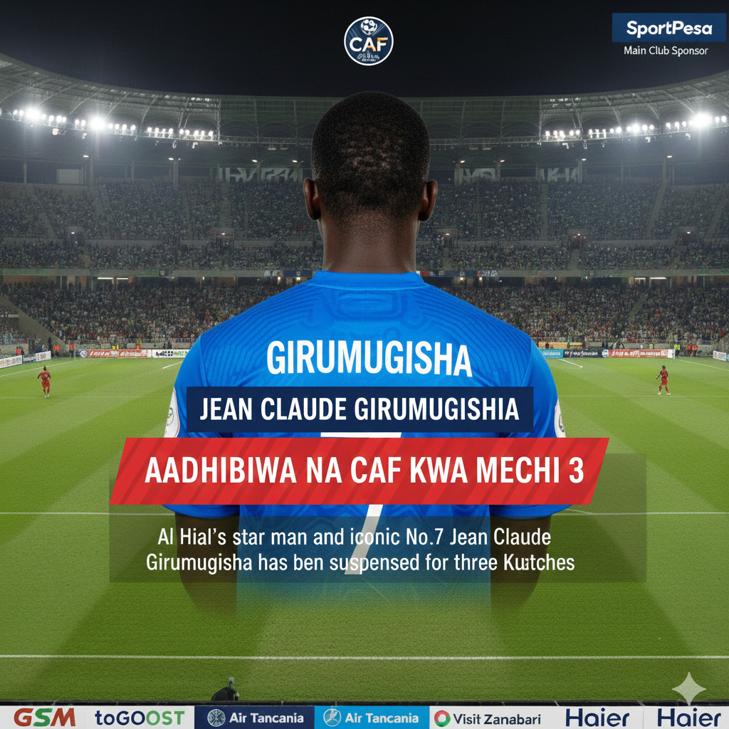Jean Claude Girumugisha Aadhibiwa na CAF kwa Mechi 3