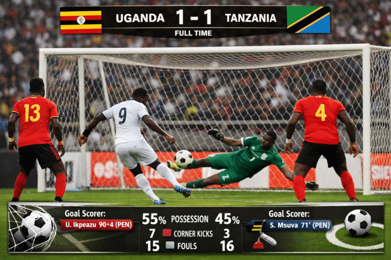Mechi ya Uganda vs Tanzania