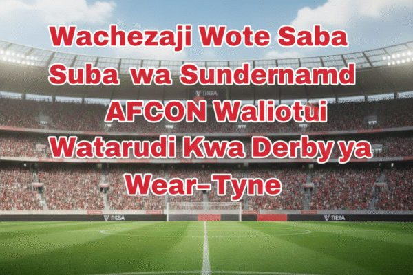 Wachezaji Wote Saba wa Sunderland Walioitwa AFCON Watarudi Kwa Derby ya Wear–Tyne