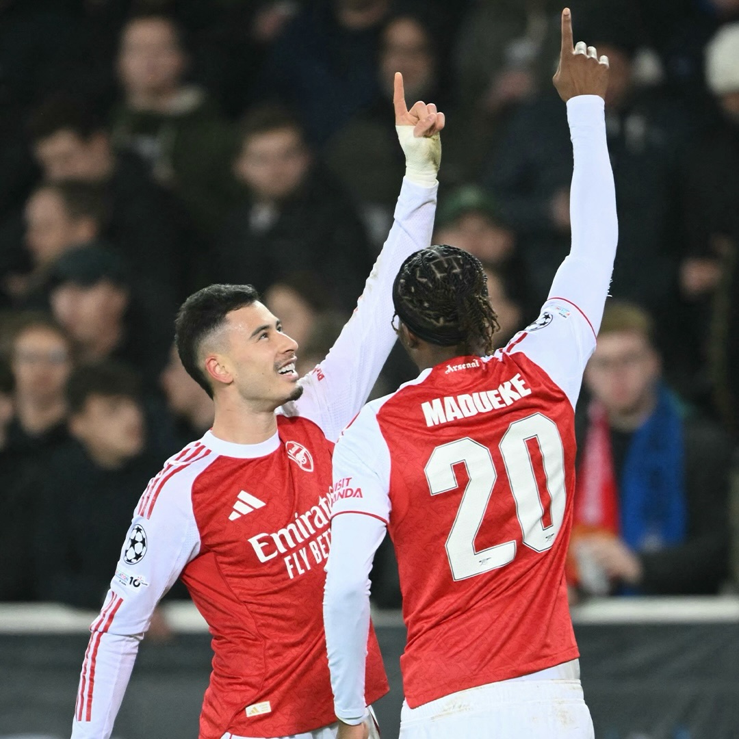 Arsenal Yaipiga Club Brugge 3-0