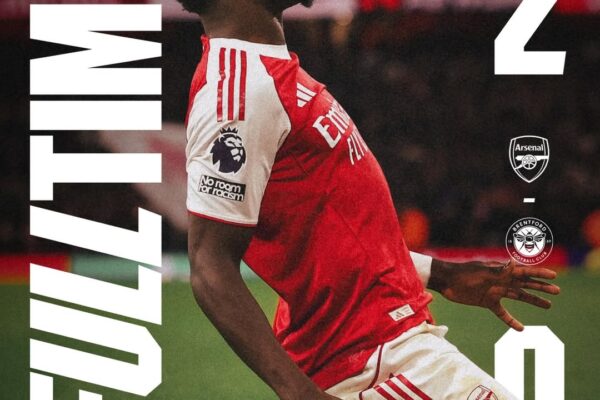 Arsenal Yaendelea Kutamba! Ushindi wa 2–0 Dhidi ya Brentford