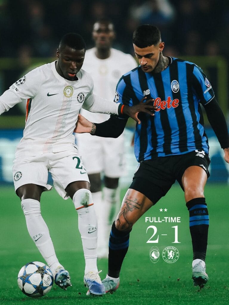 Atalanta Yaichapa Chelsea 2–1