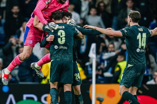 Manchester City Yaikung'uta Real Madrid 2-1
