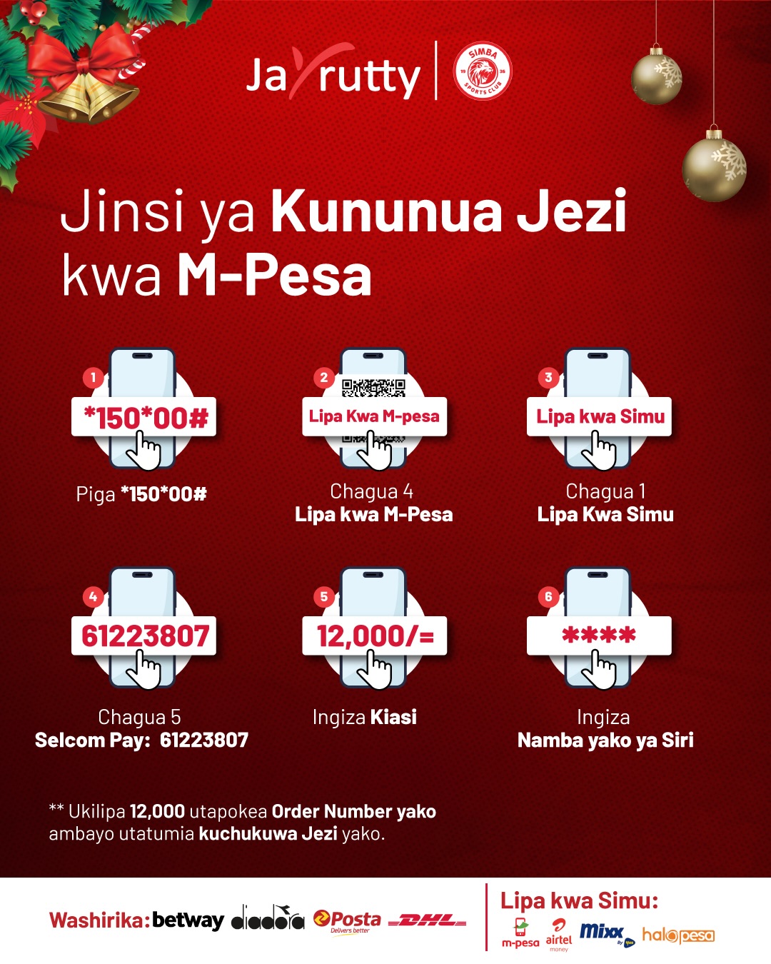 Jinsi ya Kununua Jezi Mpya ya Simba SC kwa M-Pesa