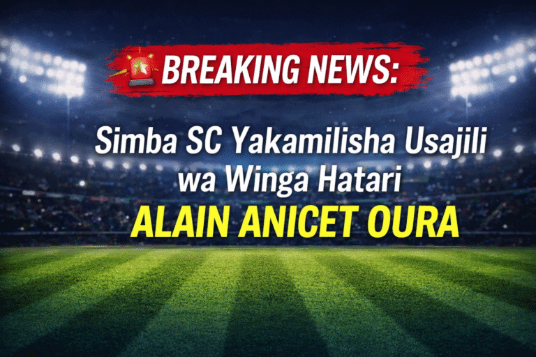 Simba SC Yakamilisha Usajili wa Winga Hatari Alain Anicet Oura