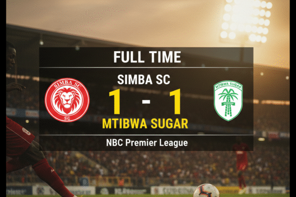 Simba SC 1-1 Mtibwa Sugar