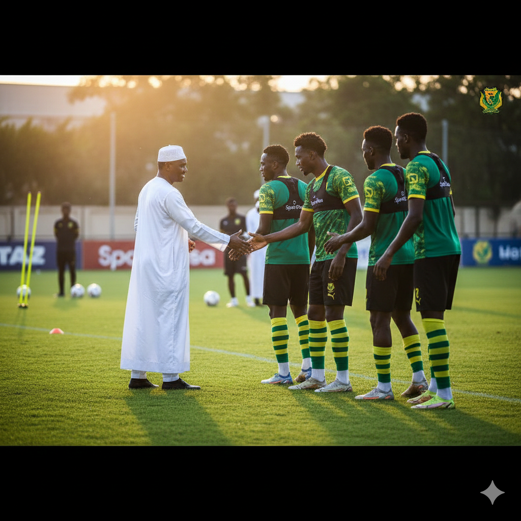 Makamu wa Rais Yanga SC, Arafat Haji Afanya Ziara ya Kushtukiza Mazoezini Jioni ya Leo