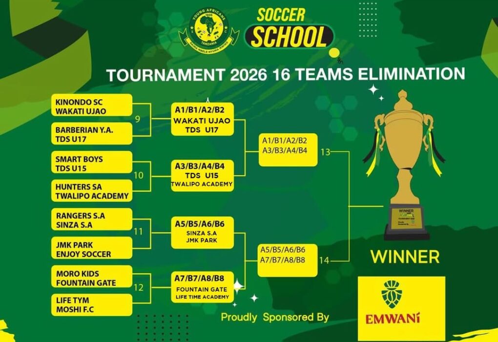 16 Bora Mashindano ya Yanga Soccer School 2026