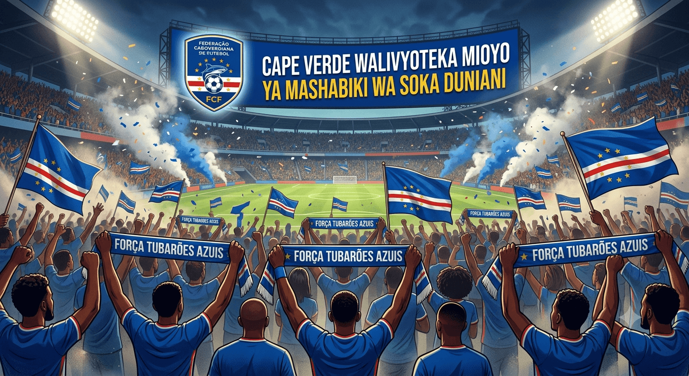 Cape Verde Walivyoteka Mioyo ya Mashabiki wa Soka Duniani