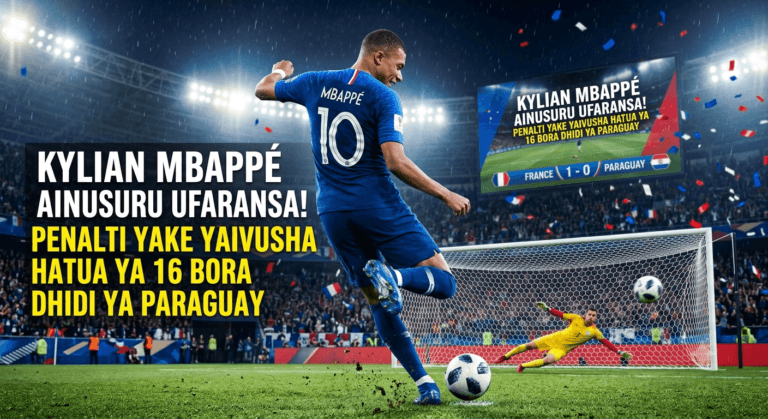 Kylian Mbappé Ainusuru Ufaransa